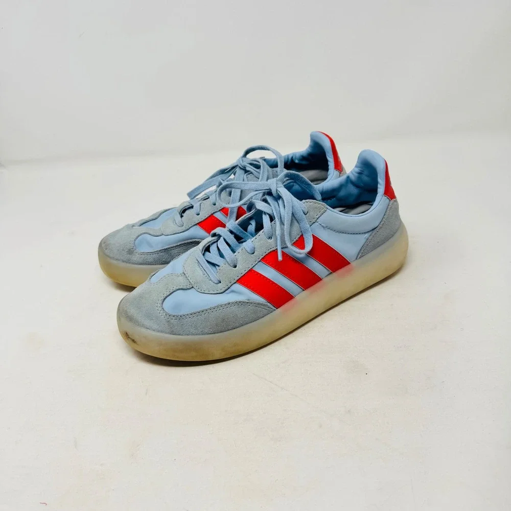 Adidas Gazelle Indoor Sneakers‎ Blue Red 7.5 Retro Sporty Athleisure Coastal
